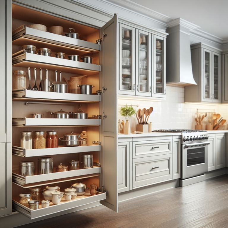 Cost to Install Pull Out Shelves in Kitchen Cabinets