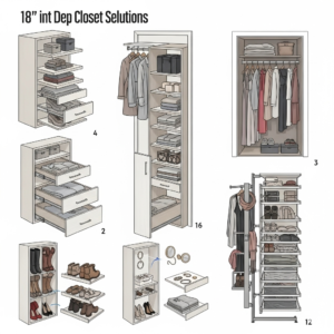 Innovative Ideas for 18-Inch Deep Closet Organizers