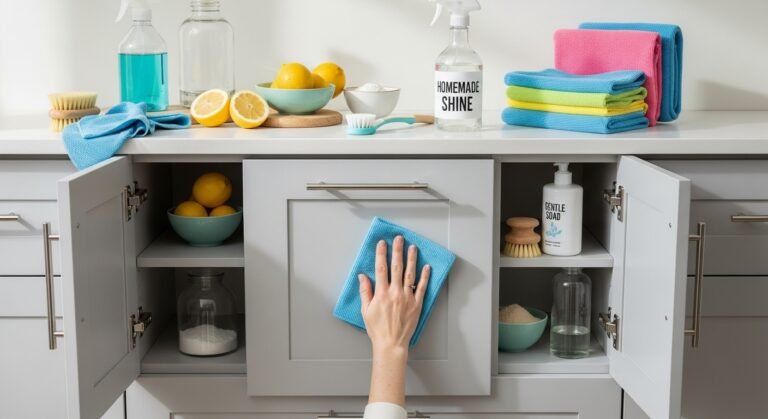 What are the Secrets to Spotless Kitchen Cabinets?